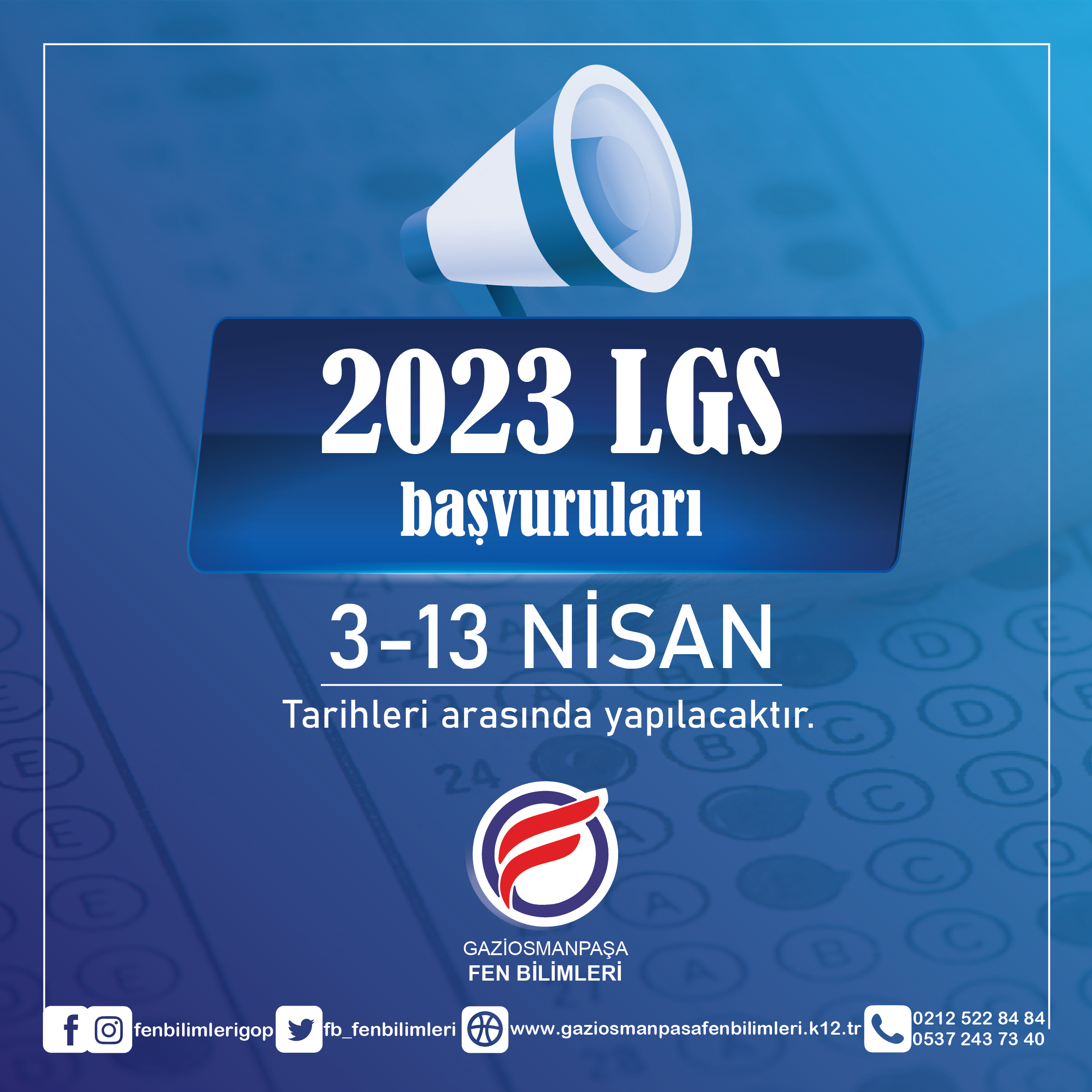 2023 LGS Başvuru Tarihleri