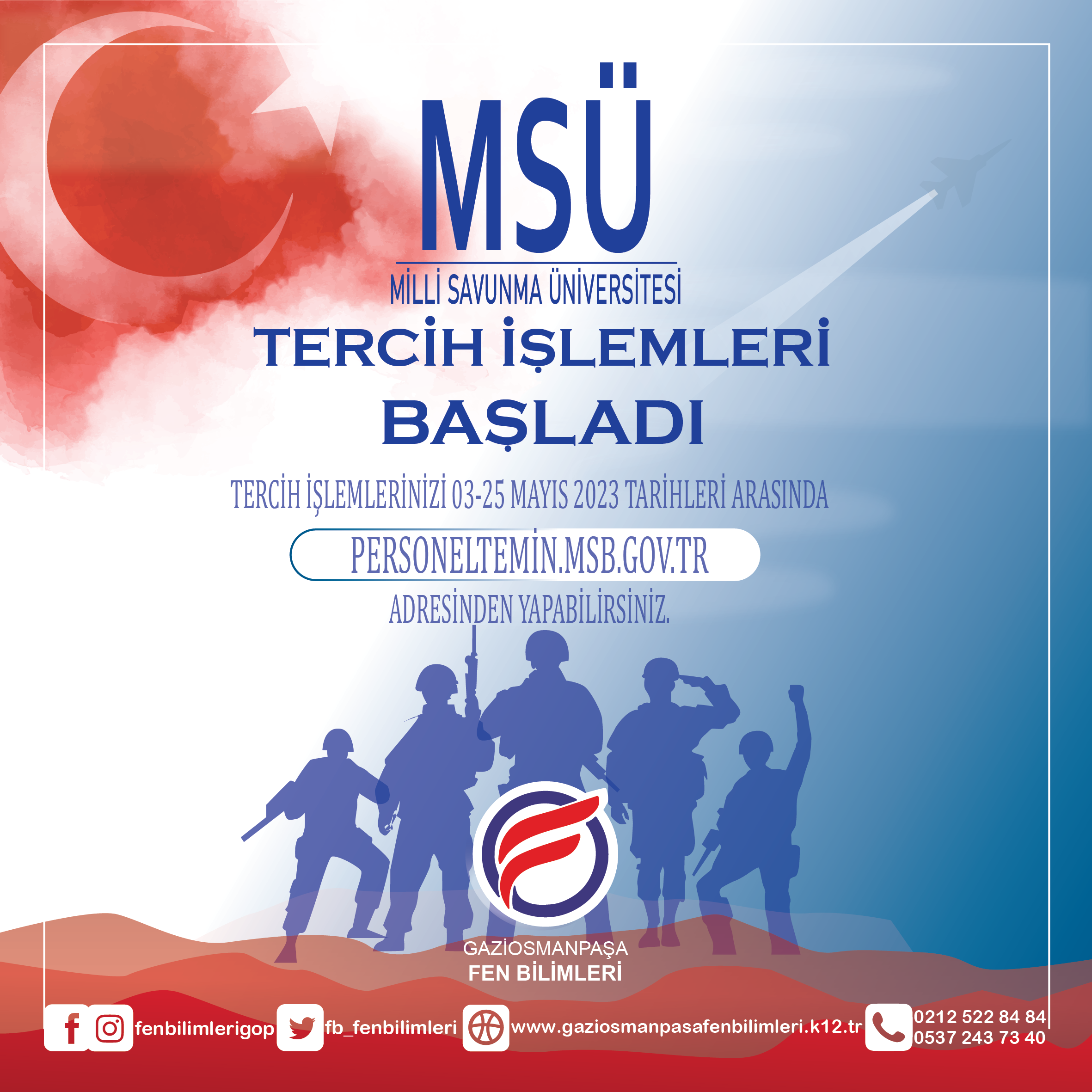 Milli Savunma Üniversitesi Tercih İşlemleri Başladı!